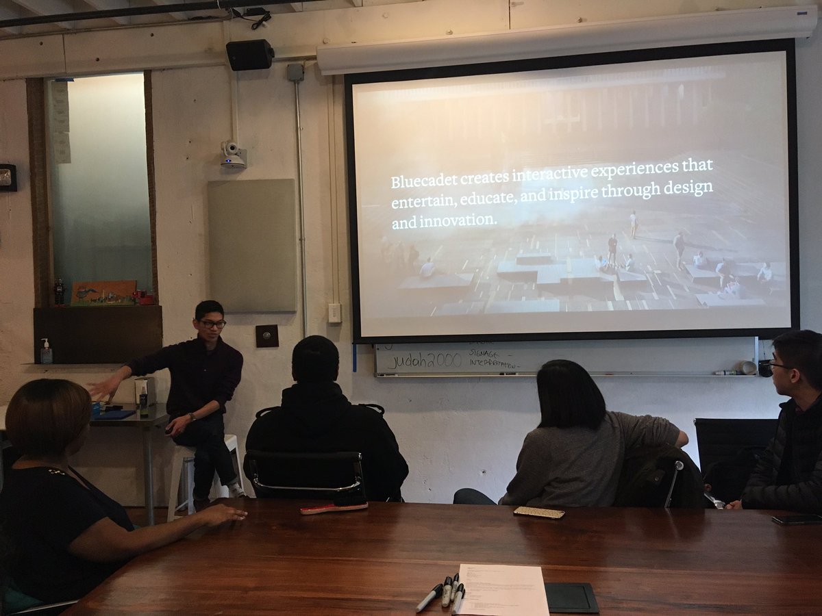 Phillylosophy's tweet image. Our @NYCodeDesign students got to tour @Bluecadet and talk to the great team there including @dirtystylus on Monday, and it was a blast! Thank you for a great experience! #digitalagency #interactivetech