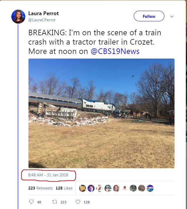 Train with Republicans has accident with dump truck DU5wTENW4AIlAZU
