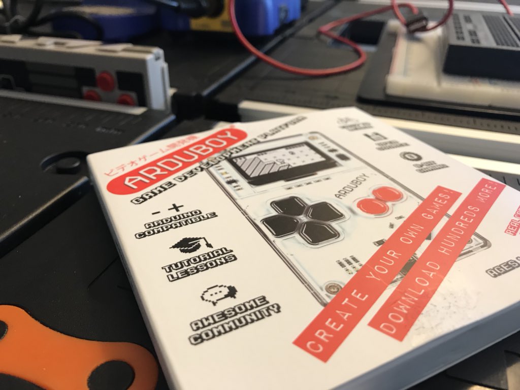 Finally got my hands on one of these 😈 This will definitely be a welcomed distraction when I come up for air 😂 #arduboy #arduino.