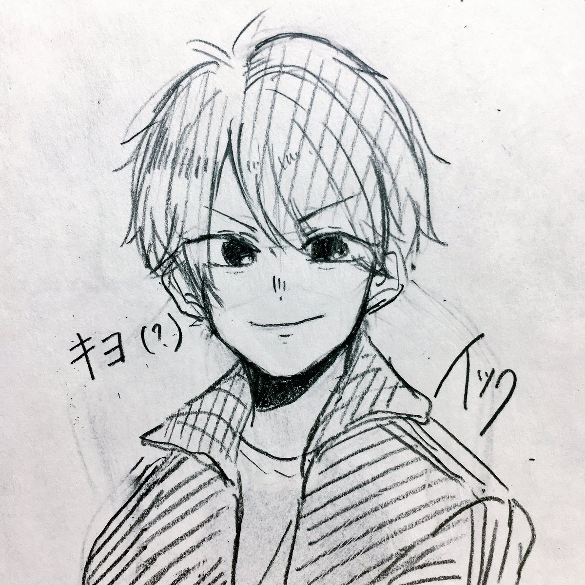 @1OOOss ありがとう!!
あと、キヨさん...初描きだから暖かい目で見てやって∩(';ヮ;`)∩ 