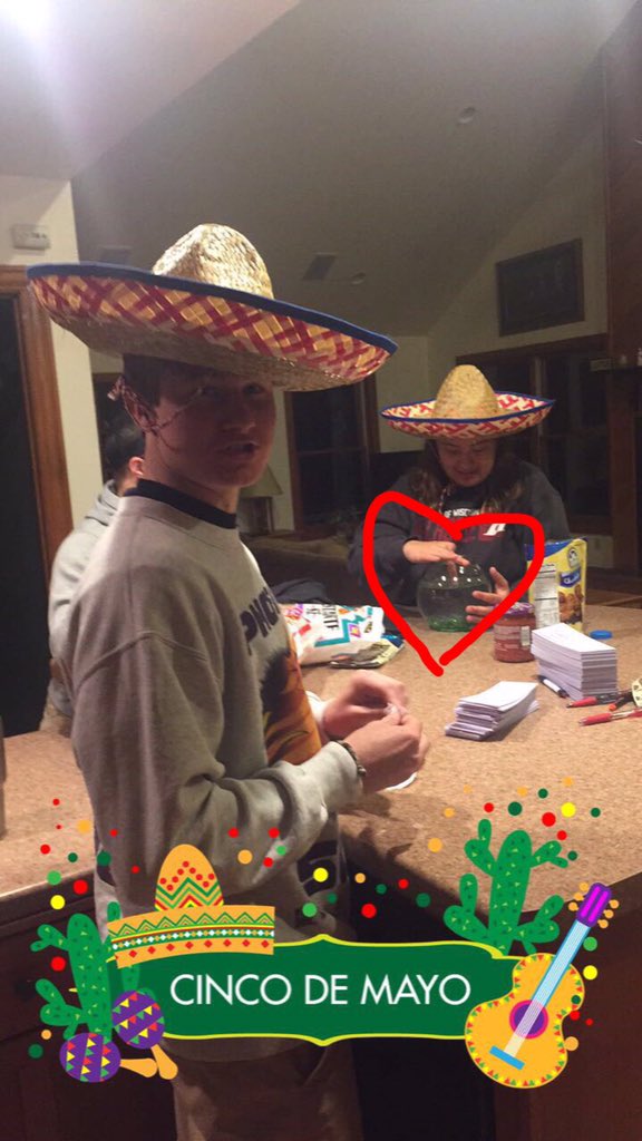 CummingsChrista's tweet photo. happy 18th to the goofiest mf I know ps I blame you for hamiltons death @megan124yea https://t.co/zqvdjG5xT5