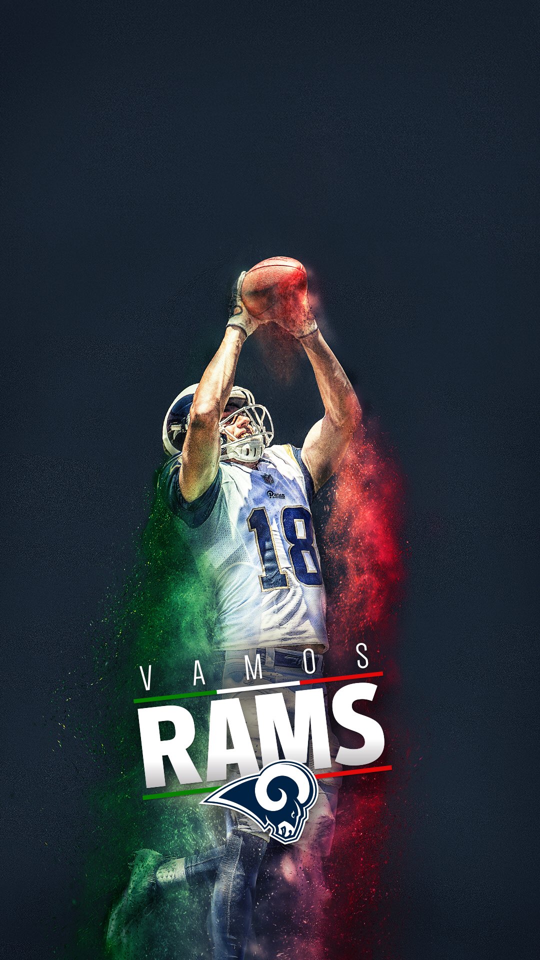 Los Angeles Rams on Twitter: "📲 #WallpaperWednesday ¡Vamos Rams! 🇲🇽🏈…