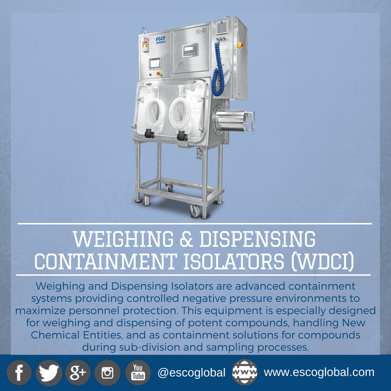 EscoLifesci's tweet photo. Esco's WDCI is essential for handling New Chemical Entities, weighing, dispensing and containing potent compounds during sub-division and sampling processes.
For more information, visit https://t.co/6GqO9cp4AS
#esco #escoglobal #chooseEsco #escopharma https://t.co/5sZEw6UeWQ