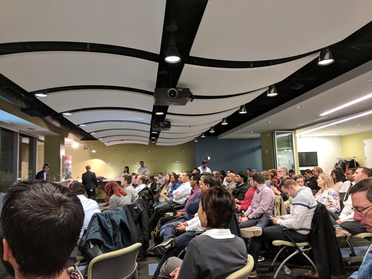 Great turnout at <a href="/PhillyTUG/">Philly TUG</a> tonight! Awesome to meet you, <a href="/josh_tapley/">Josh Tapley</a>! And very inspired by <a href="/CoreyJ34/">Corey Jones</a>'s Green Eggs &amp; Ham.