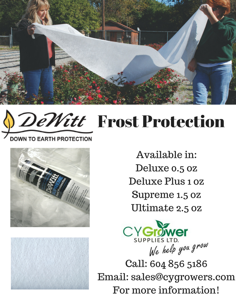 CYGrowers's tweet photo. Don't let those plants get cold! Winter is far from over, luckily we have a solution to keep the frost away. Call 604 856 5186 or email sales@cygrowers.com for available options. #cygrowers #frostprotection #rowcover #winter #cold #plants #nursery #garden #gardening https://t.co/aD3q7RqK4T