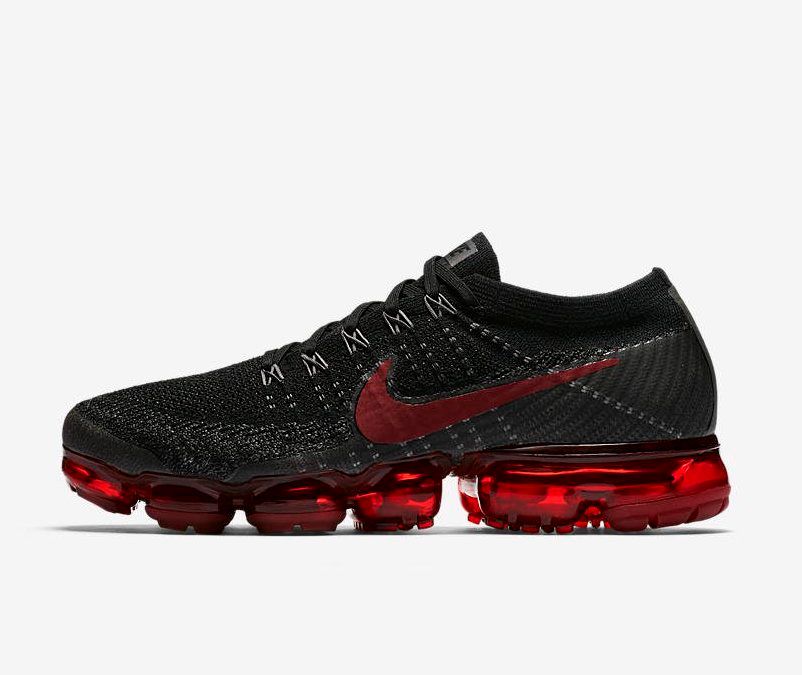 The Nike Air VaporMax Flyknit "Black Red" restocked with FREE shipping via Nike US 

BUY HERE: bit.ly/2khmSiw
