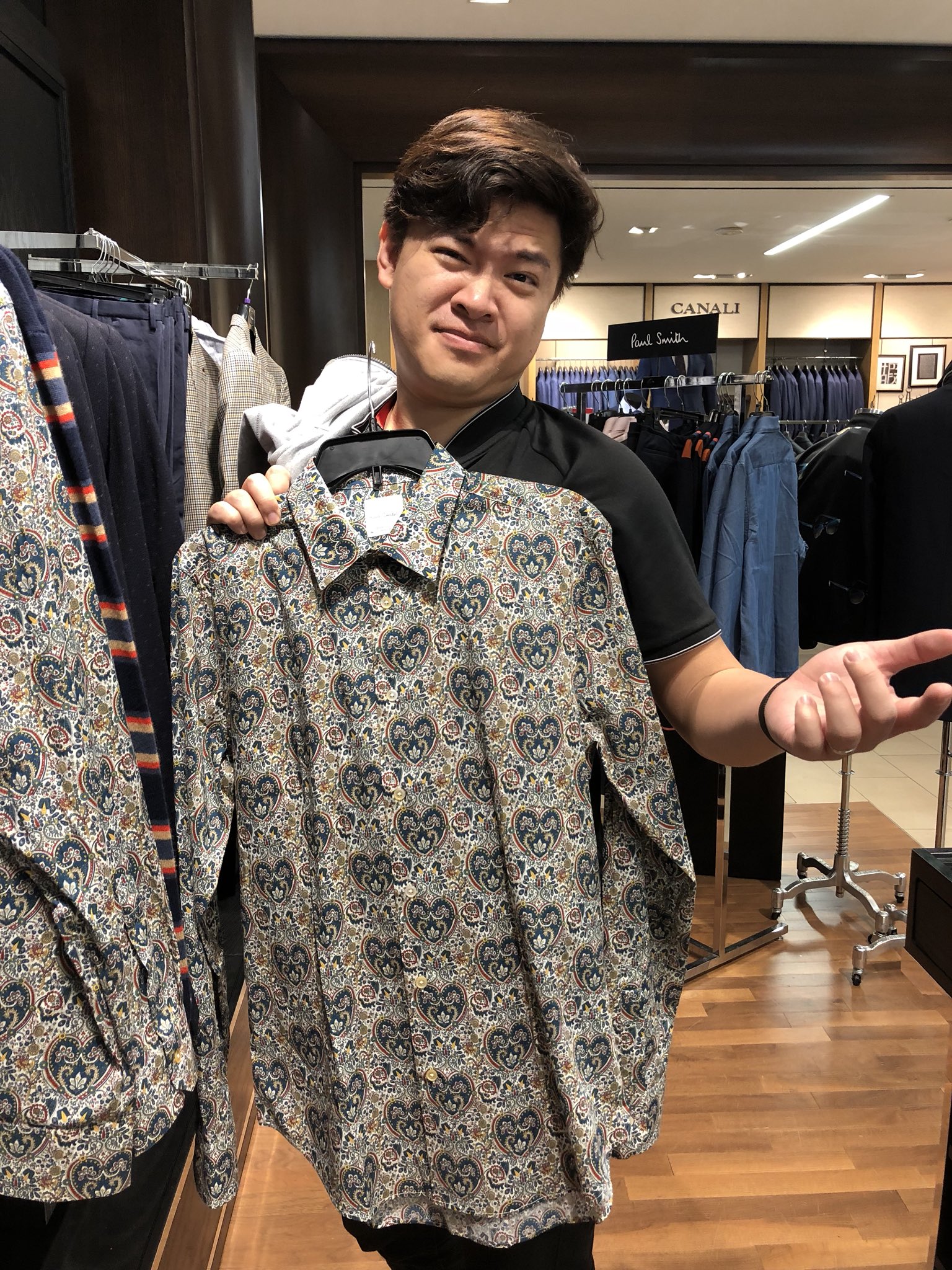 James may flower outlet shirt