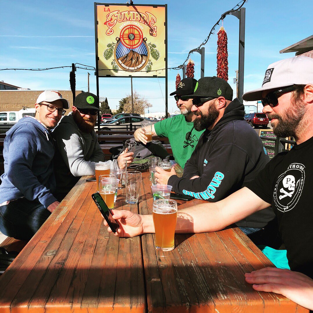PinthousePizza's tweet photo. The PHP Team is in Albuquerque for its quarterly meeting. We’re doing some R&D and dreaming up how we get bigger and better for our fans moving forward. #GettingElevated https://t.co/o1J1DZeM9f