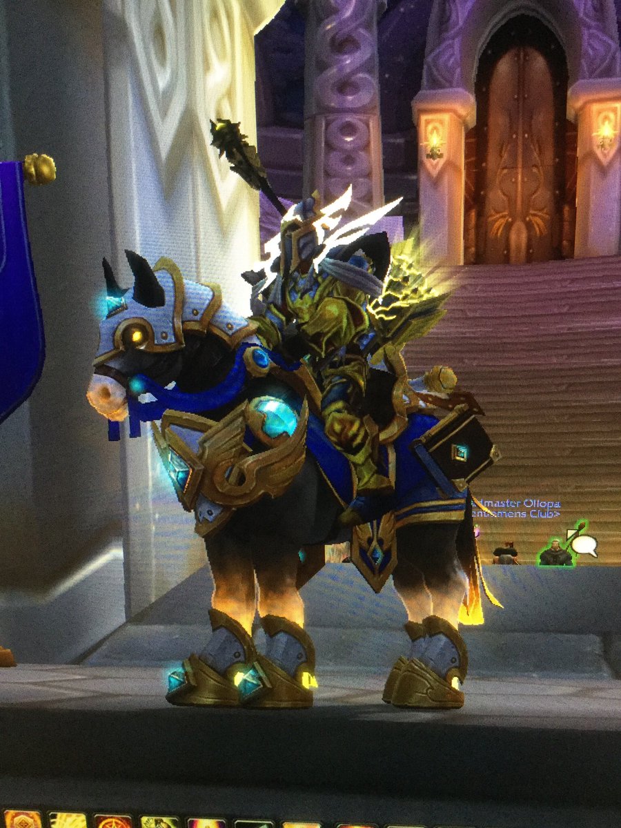 ChrisMetzen's tweet image. Ok. Got my horsey. I’m ready for Battle of Azeroth!!!!!!