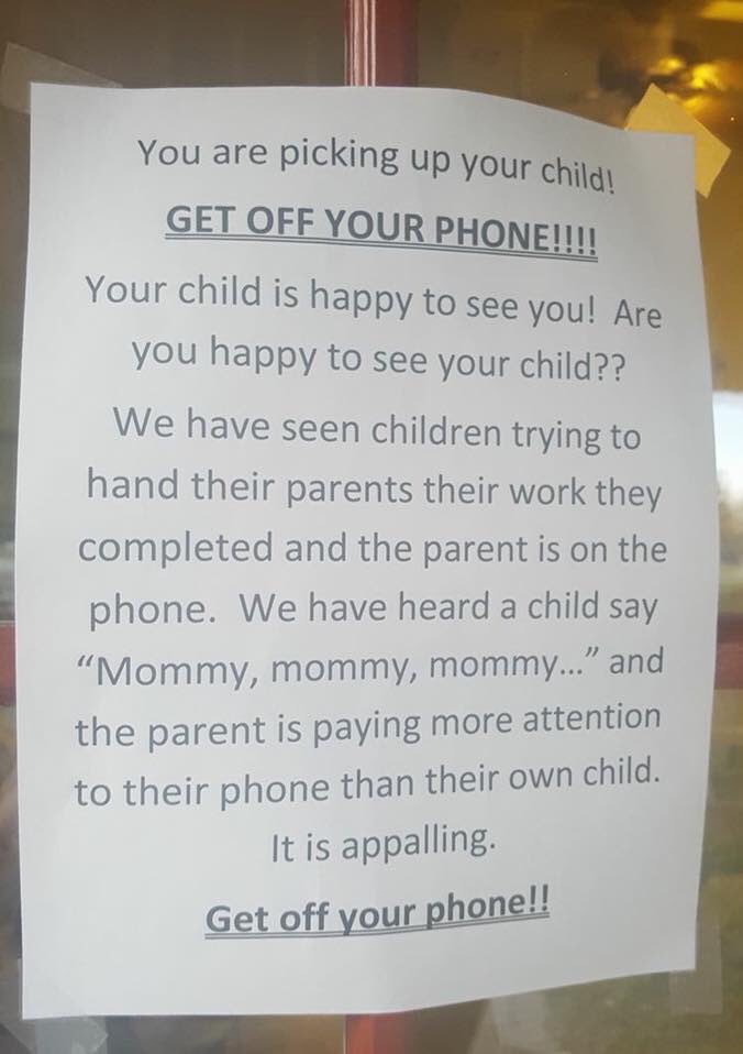 INHealingParent's tweet photo. So sad parents have to be told this nowadays!!!😥 https://t.co/sUsCJD1REj