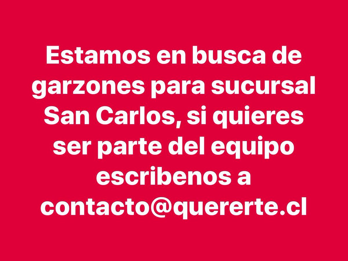 QuererteCafe's tweet photo. 📣📣 Atención Atención 📣📣 #trabajo https://t.co/1pq1pnkuRY