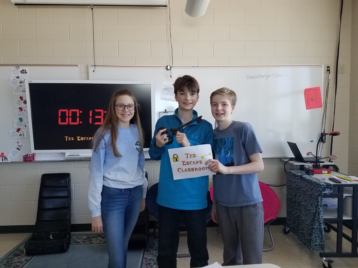 tpetreikis's tweet image. Day 3: MS Math Escape Classroom during ELA today! #MathWeek2018 @npsd1 @david_s_weber @DarrenRubo @arrowgift @Peggy4415 @NicoletBank @RipcoCU @SonicNetWisc @TXInstruments @EliasonRealty @aviands @parsonseagleriv @peopleswi @HoffmanPDC