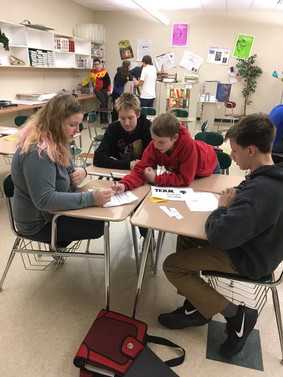 tpetreikis's tweet image. Day 3: MS Math Escape Classroom during ELA today! #MathWeek2018 @npsd1 @david_s_weber @DarrenRubo @arrowgift @Peggy4415 @NicoletBank @RipcoCU @SonicNetWisc @TXInstruments @EliasonRealty @aviands @parsonseagleriv @peopleswi @HoffmanPDC
