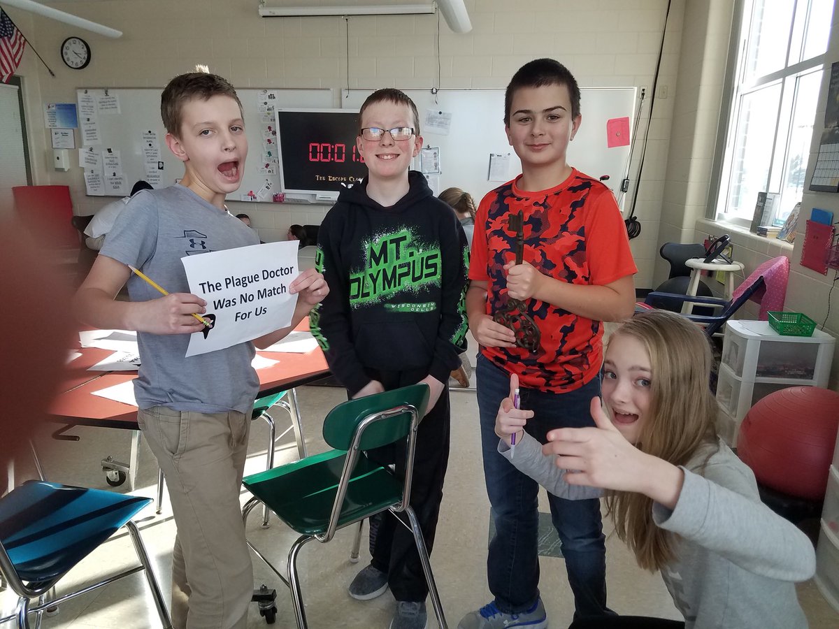 tpetreikis's tweet image. Day 3: MS Math Escape Classroom during ELA today! #MathWeek2018 @npsd1 @david_s_weber @DarrenRubo @arrowgift @Peggy4415 @NicoletBank @RipcoCU @SonicNetWisc @TXInstruments @EliasonRealty @aviands @parsonseagleriv @peopleswi @HoffmanPDC
