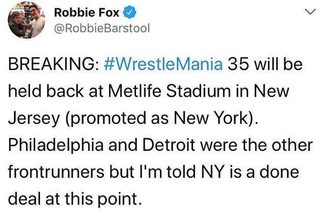 _AdamThunder's tweet photo. Why does #WrestleMania just happen in the same places as it has before? Give somewhere new a chance, maybe let @wembleystadium in #London host it!! #WeWantMania @WWE @WWEUK @WrestleMania https://t.co/7SWfKqhram