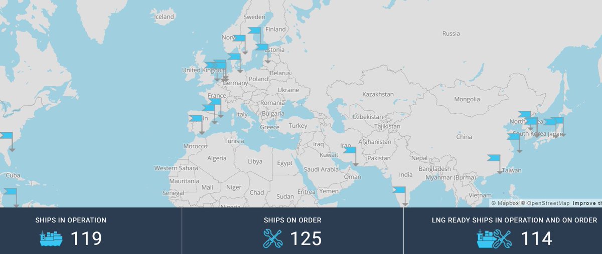 DamianCHoward's tweet photo. #BunkerNavigator puts #LNGbunkering on the world map courtesy of @SEALNGcoalition https://t.co/VXYtxmlmAu https://t.co/QGaNv2eImI