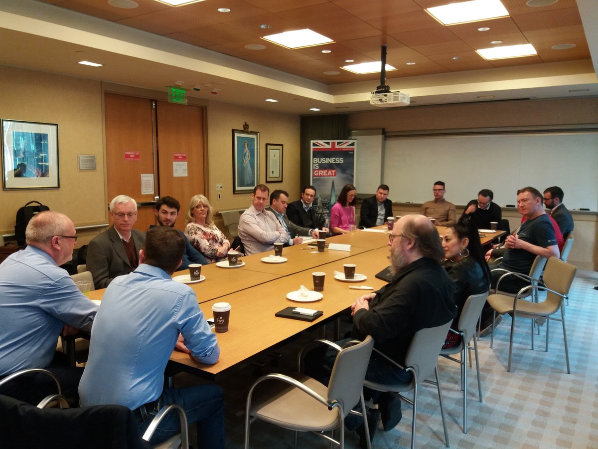 Really enjoyed meeting all the participants in the #NITechmission this morning, thanks to @InvestNI_USA for putting it together.  Some very exciting tech prospects coming out of Northern Ireland!