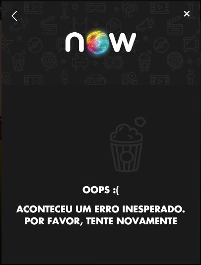 Fiappo's tweet image. Dai vc assina a NET e ganha o pacote NOW com muitos filmes, séries.
Quando vai acessar só da erro, isso já faz mais de semana e a @NEToficial não arruma, isso ocorre no app e no navegador. pqp.

#NET
#NEToficial
#fail 
#Netfail