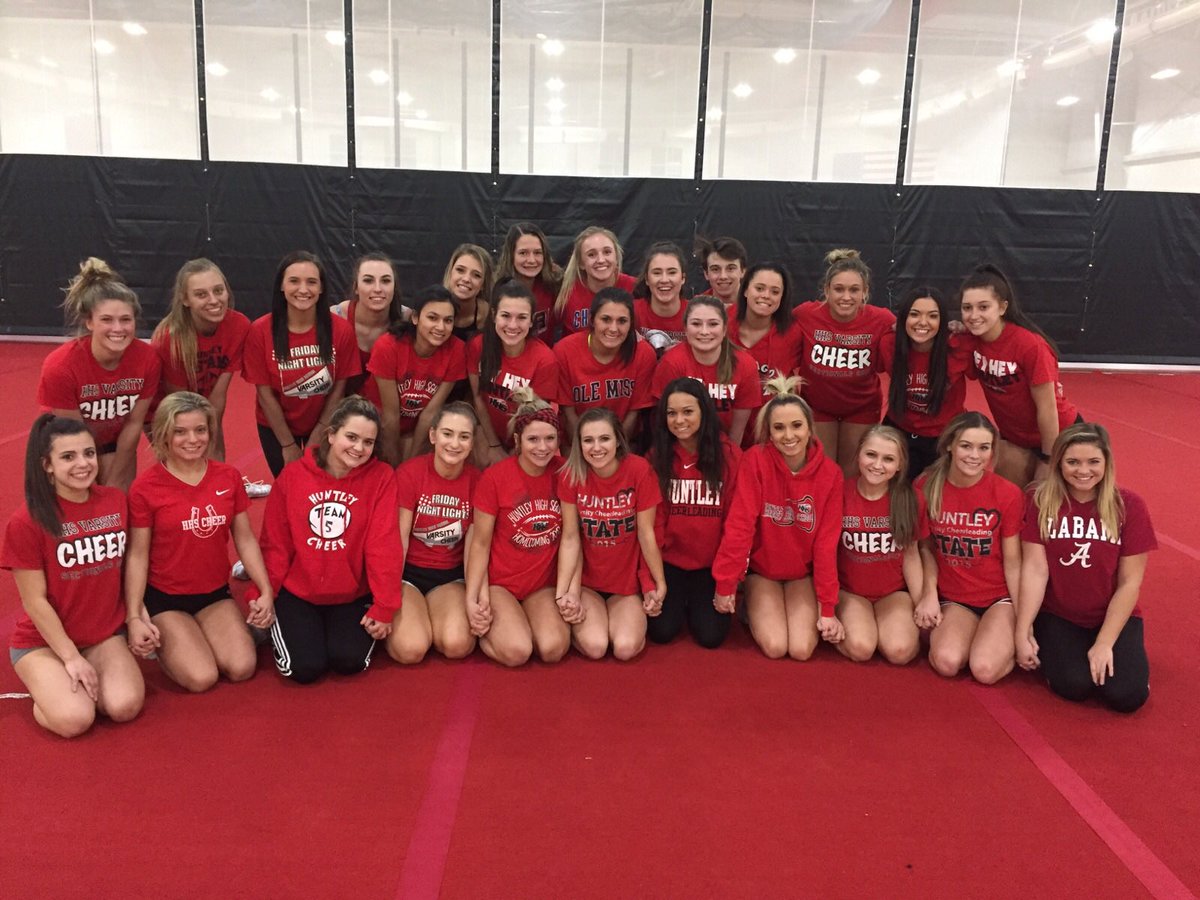 HHSCheer158's tweet photo. I am so excited to bring this team to State tomorrow! Great practice and proud to see so much love shown for each other and this sport! ❤️🖤 https://t.co/x8NEDdhxOc