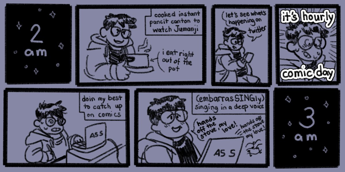 2 am - 3 am #HourlyComicDay
good thing someone said its hourly comic day in my tl or else i wud've realized too late 