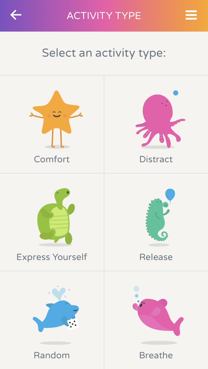 starshollowed's tweet photo. PSA: anyone that struggles with depression, borderline personality disorder, anxiety, suicidal thoughts, or self harm! I found this app that’s really helped me, it’s not much but it really can do the trick when you need to find some peace. It’s called calm harm & it is free! https://t.co/j23G0ZR1kP