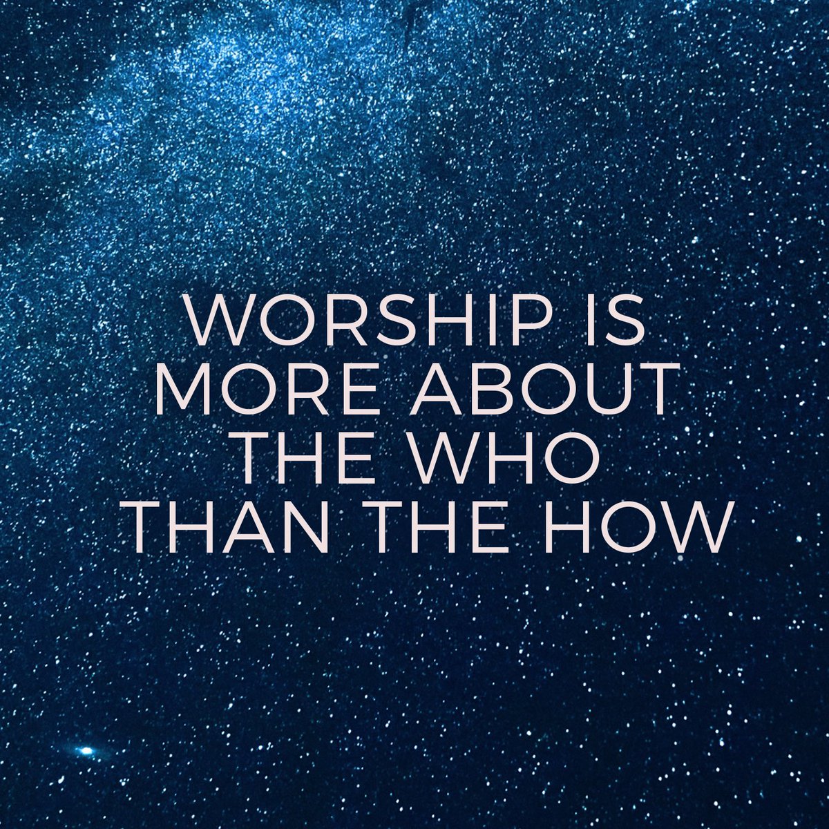 TheFellowshipSM's tweet photo. What’s one thing you already do that you could offer to God as an act of worship? #KnowGodSeries #FSM https://t.co/V85xQtaiQs