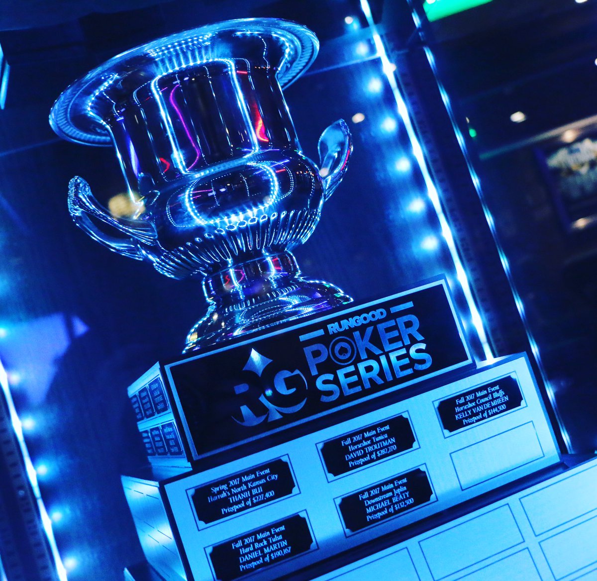 TulsaHardRock's tweet photo. Whose name is getting engraved on this bad boy next? We find out when the Rungood Poker Series gets heated here next week! Full details are online now: https://t.co/uadCraFmtf ♠️ #YouShouldBeHere https://t.co/yFsHO7sFyS