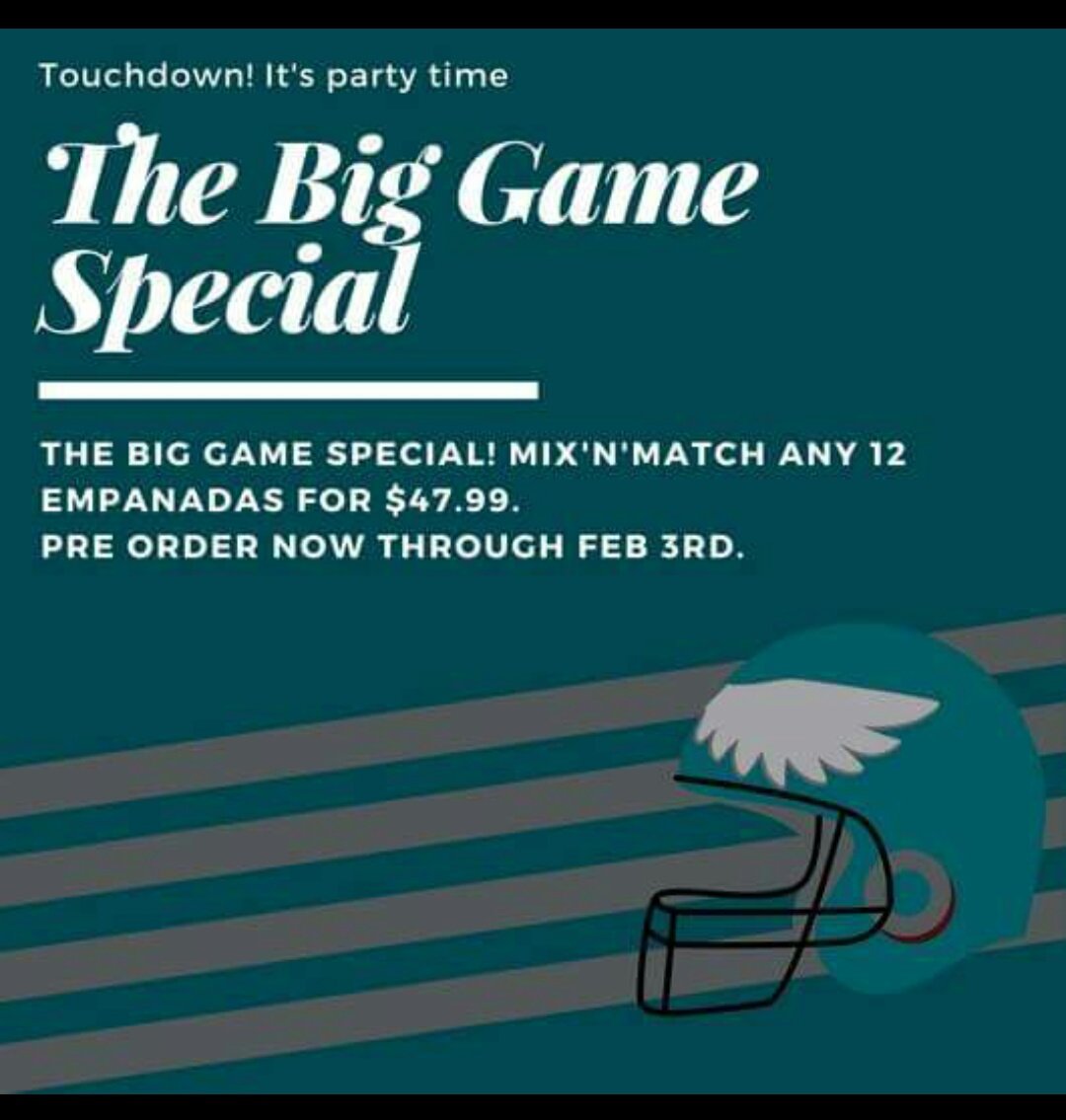 Who’s ready for The Super Bowl? Whether you’re rooting for the Philadelphia Eagles or The New England Patriots we want you to know Savory Crust has got your back! We’ve got a Mix’N’Match Special going on, up until Super Bowl Sunday!