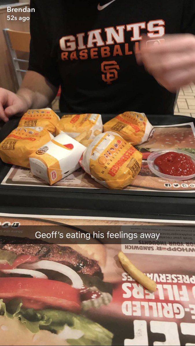 B_B_Ballers's tweet photo. Unfortunately, we didn’t get good pictures tonight but here are a couple of gems from the postgame group chat. 
#TrustTheProcess 
#WhatIsThatFaceExpression 
#EatingOurFeelingsAway https://t.co/j6IxVqh5qL