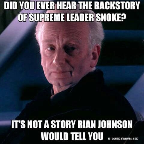 He said it was to Dark for younglings.