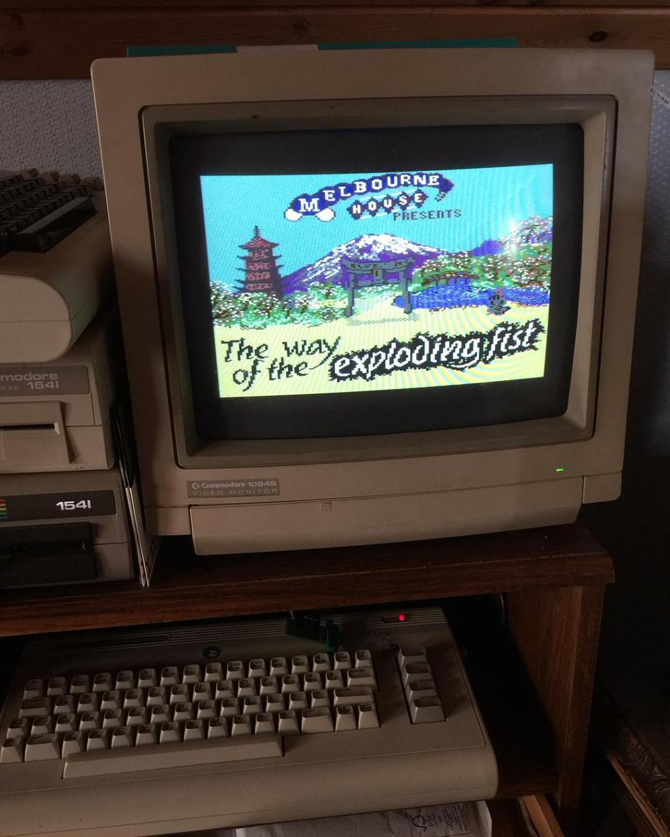 retrotechinfo's tweet photo. Let’s play Exploding Fist!! #c64 #melbournehouse #fightinggame #explodingfist #2… https://t.co/pcXYeWvOjX https://t.co/tXzlxl62WP