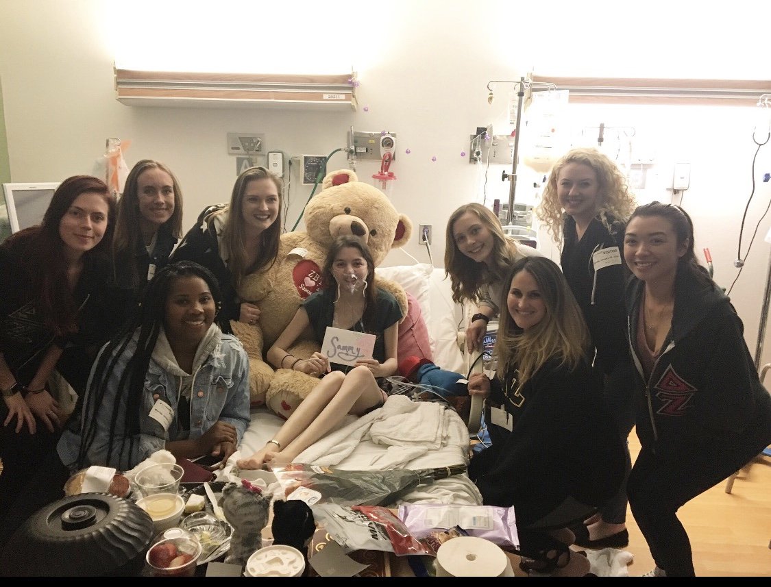 Sending all of our love to Sammy Cassidy of the amazing Delta Zeta sisterhood❤️ All of our sisters are praying for you. Stay strong, beautiful girl! #dzsammyswarriors <a href="/CSUNDeltaZeta/">CSUN Delta Zeta</a>