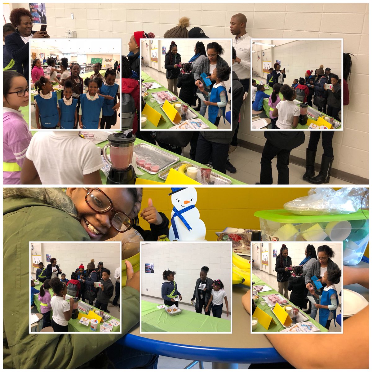 EricaIteach's tweet photo. PBL night at Cleveland....Girl Scout style!! #healthyeating #smoothies #applesnacks #girlscouttroop3404 @CAE_Principal @APSClevelandAve @SFreeman_STEM @TaijuanClayton @AssocSupBattle @GOALS_ACAD_CAE @drobprice https://t.co/MibPn6S4tl