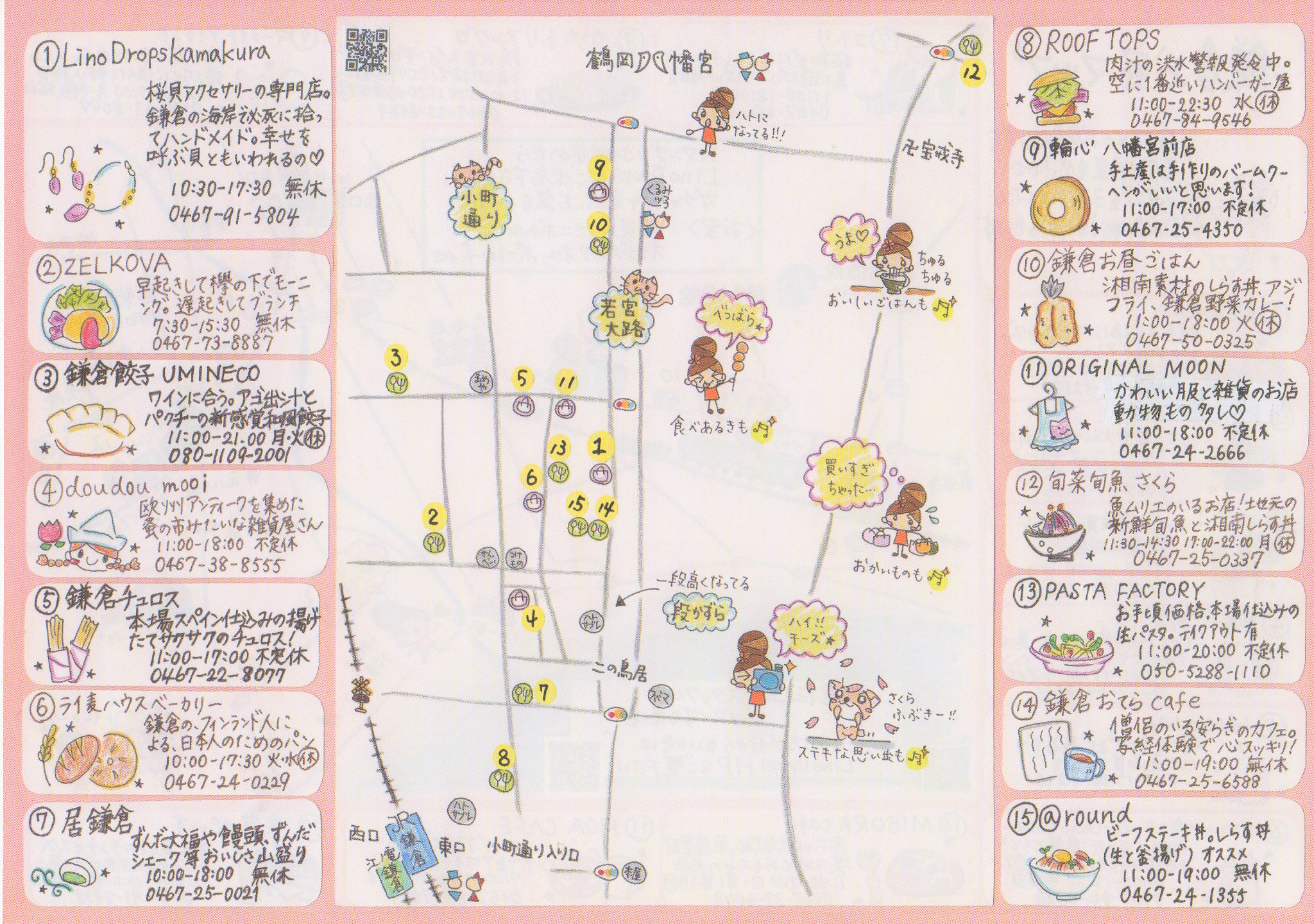 Pindolcafe ୭ ˈぴんどる 鎌倉で新しいマップ配布がはじまりました 今度のマップは今までとはちょっと違った趣向で ﾟs Gt 艸 Lt 鎌倉 かまくら Kamakura 手描きマップ T Co Fuqbzngl9m Twitter
