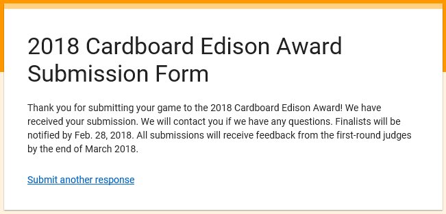 Cant tell you how excited I am about this!! :-D  Although, I did have additional docs to share (Quick Guide etc) but couldn't see how to do this <a href="/CardboardEdison/">Cardboard Edison</a> ? I want to thank <a href="/PodcastBTG/">Building the Game</a> @poorly_designed @JASlingerland for being such inspirations to me on my first main game!