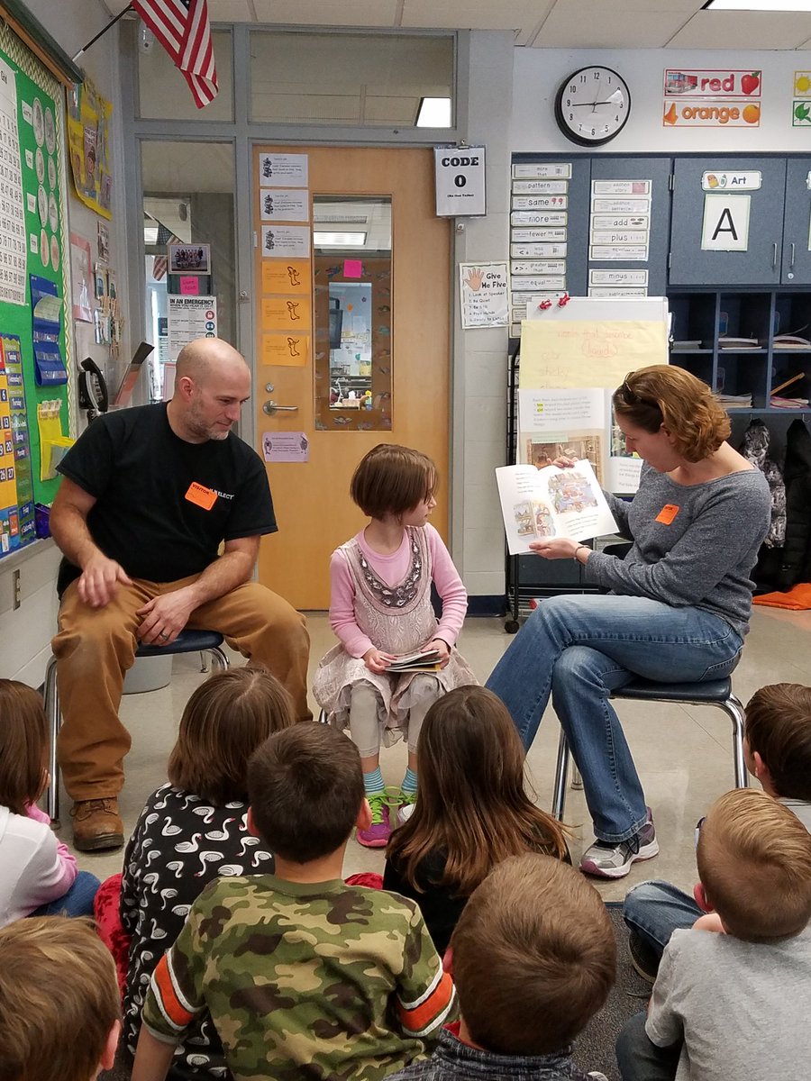 obrien1st's tweet photo. Wrapping up many January birthdays with lots guest reader visits!
#SchwnksvilleES 
#Schwenksvillechat https://t.co/XseGU4IrK2