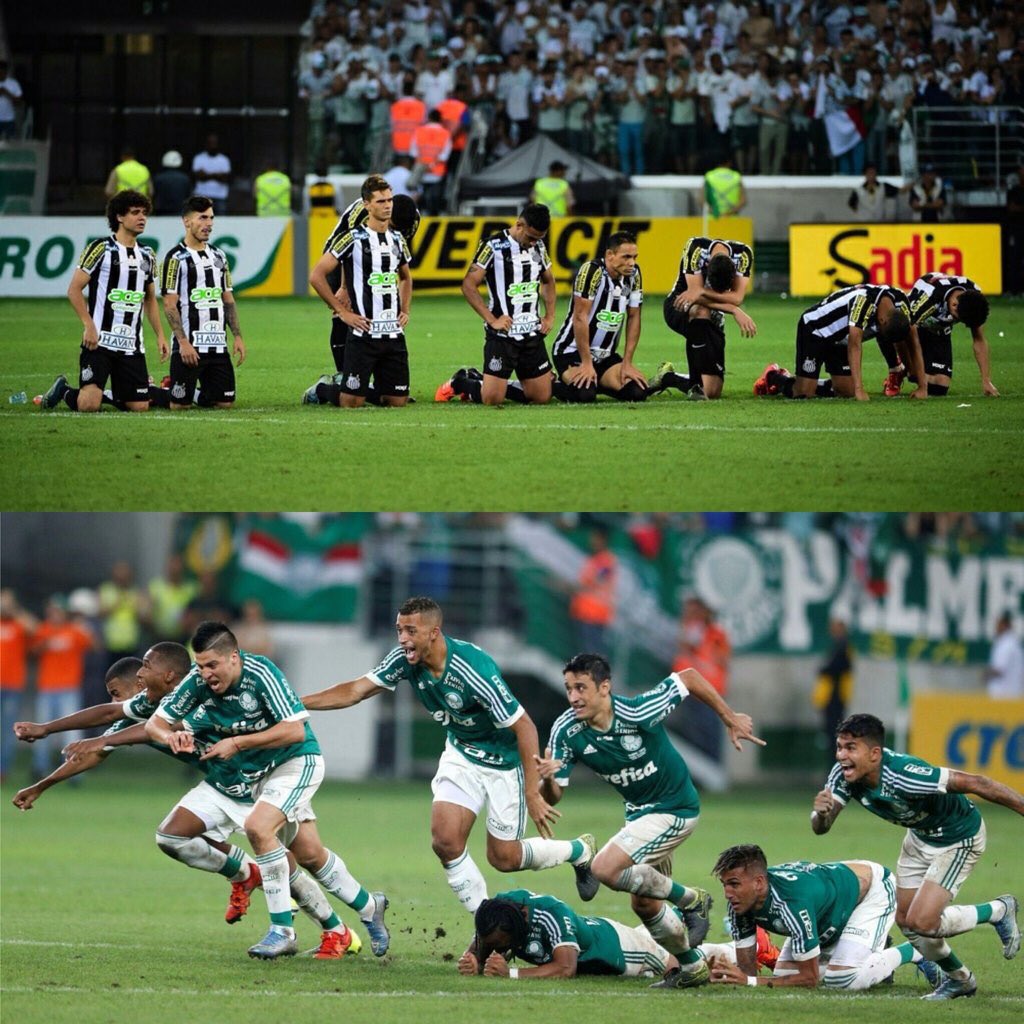SacPaImeiras's tweet photo. “Allianz Parque é salão de festas do santos”

No antigo Palestra Itália, o Palmeiras acumulou 39 vitórias e perdeu 15 vezes para o Santos.
Já no Allianz Parque, ganhou 3, empatou duas e só perdeu uma vez!
Dentre essas 3 vitórias, 1 foi um título.

#CalmaSardinha 🤷🏼‍♀️ https://t.co/g9tHssq59N