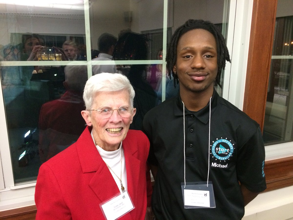 BradleydDeirdre's tweet photo. Meet the Founders @EmmanuelCollege #FoundersWeek2018 https://t.co/jVwsDFF5Pr