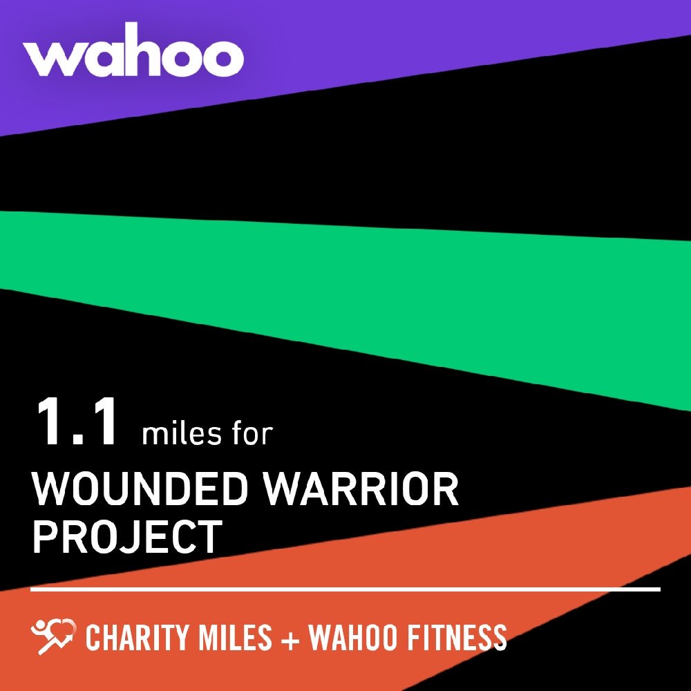 LittleMrHolmes's tweet photo. 1.13 @CharityMiles for @wwp. Thanks to @wahoofitness for sponsoring me. #Wahooligan 
https://t.co/lAhmv239kJ https://t.co/6HOkyQ9zfe