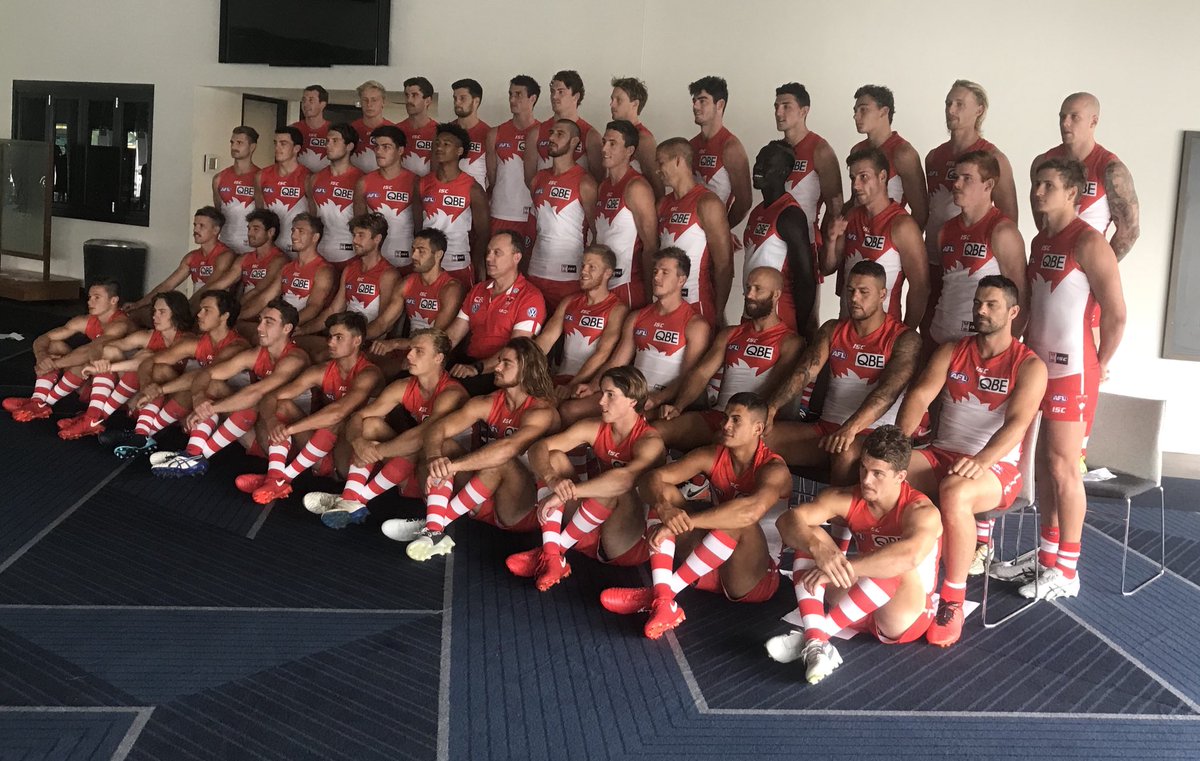 sydneyswans's tweet photo. The class of 2018 📸
#ProudlySydney https://t.co/pOMIEqKe5p