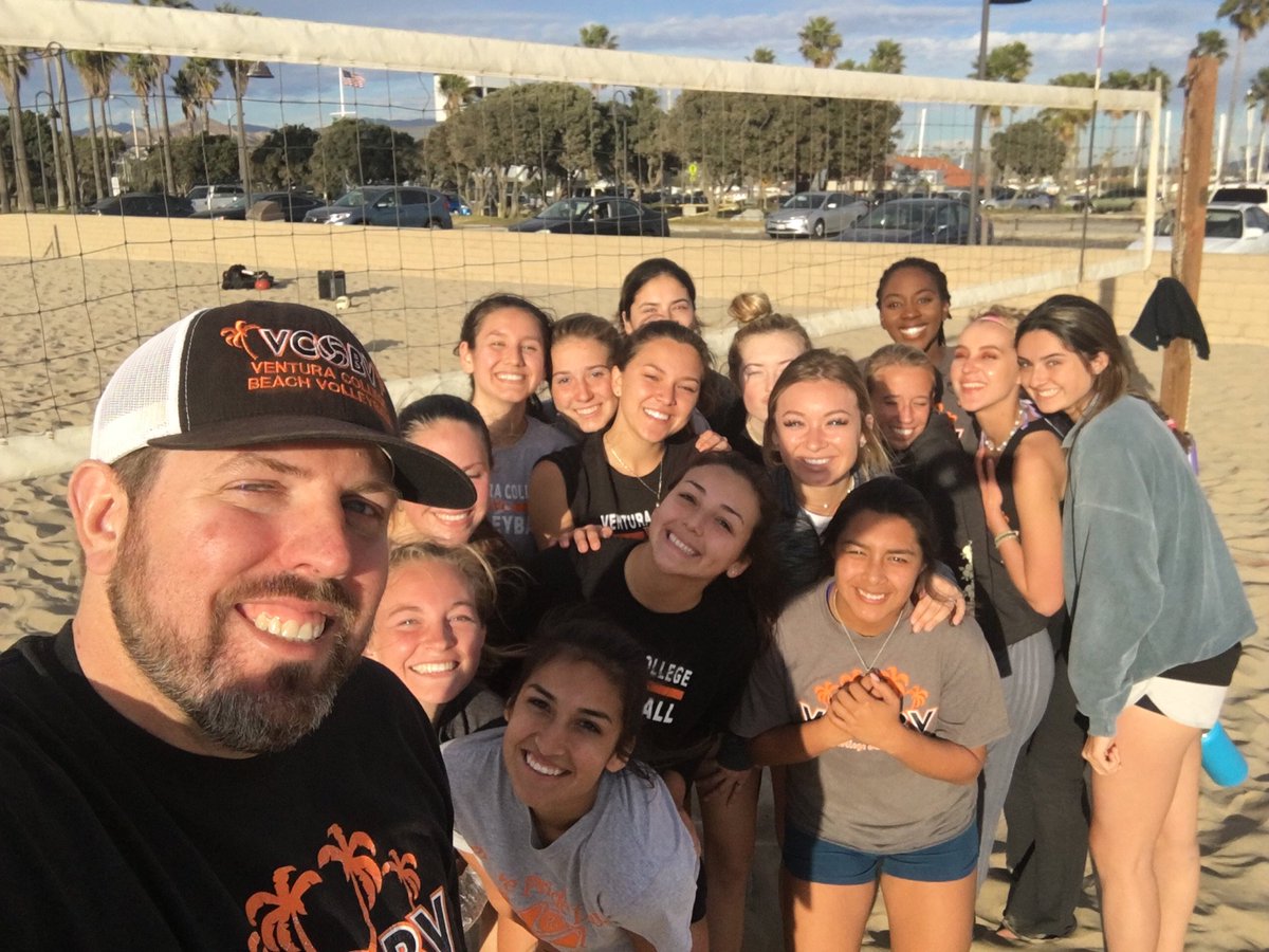 VCVolleyball's tweet photo. Happy belated birthday to coach Brad! There is no better place to celebrate than at the beach with these studs!!! #birthday #VCWePlayHard #VCBV #40isthenew30 #lifesabeach https://t.co/iMvu3NxJzK