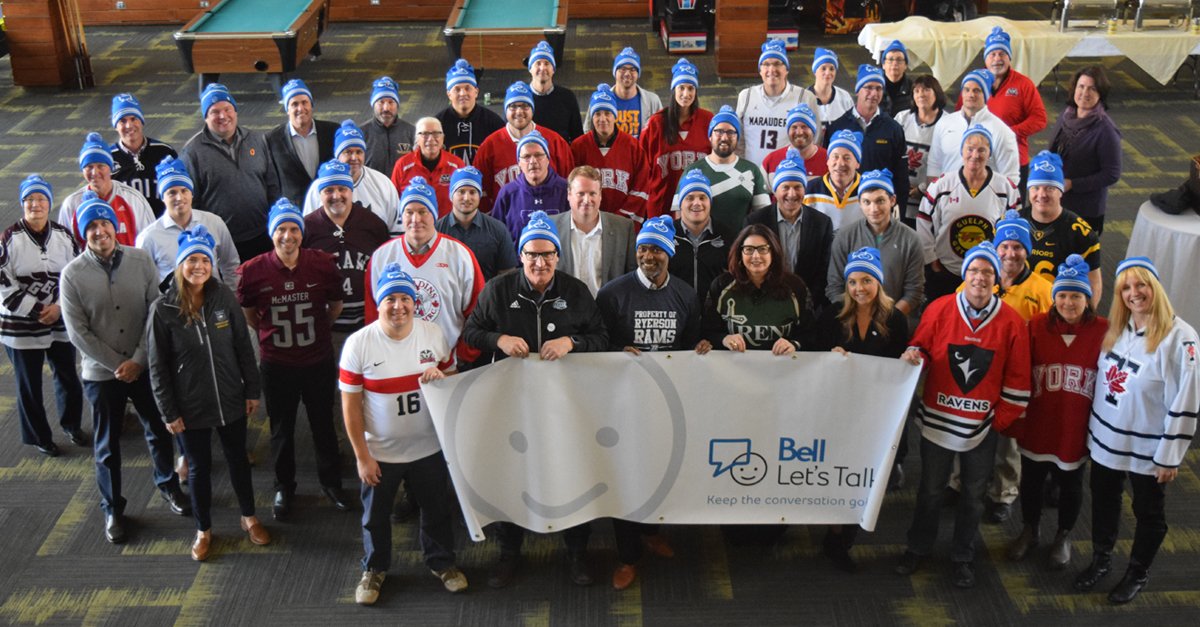 20 schools. One team.

#BellLetsTalk | #OneTeamForMentalHealth