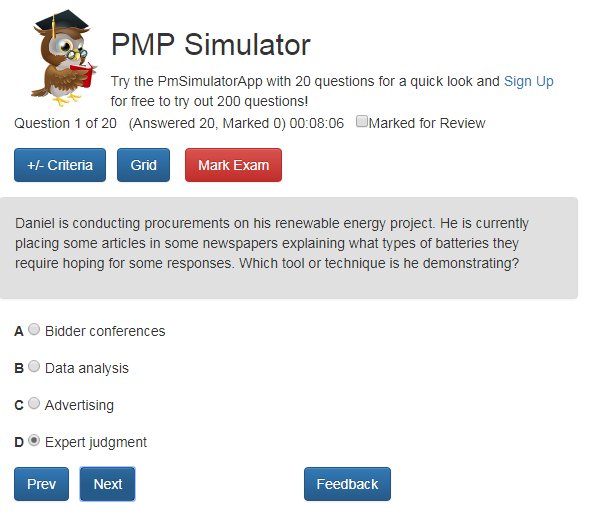 pmpsimulatorapp's tweet image. #PMP #STUDY #FREEQUESTIONS #FOCUS
Good luck with your PMP Studies!
Test your knowledge with the most advanced PMP Simulator!
pmsimulatorapp.com/simulator