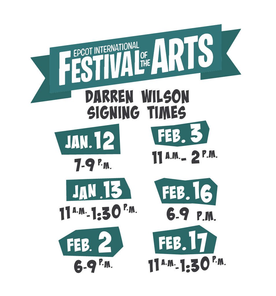 Signing this weekend at Epcot International Festival of the Arts! #epcotfestivalofthearts #epcot #epcotinternationalfestivalofthearts