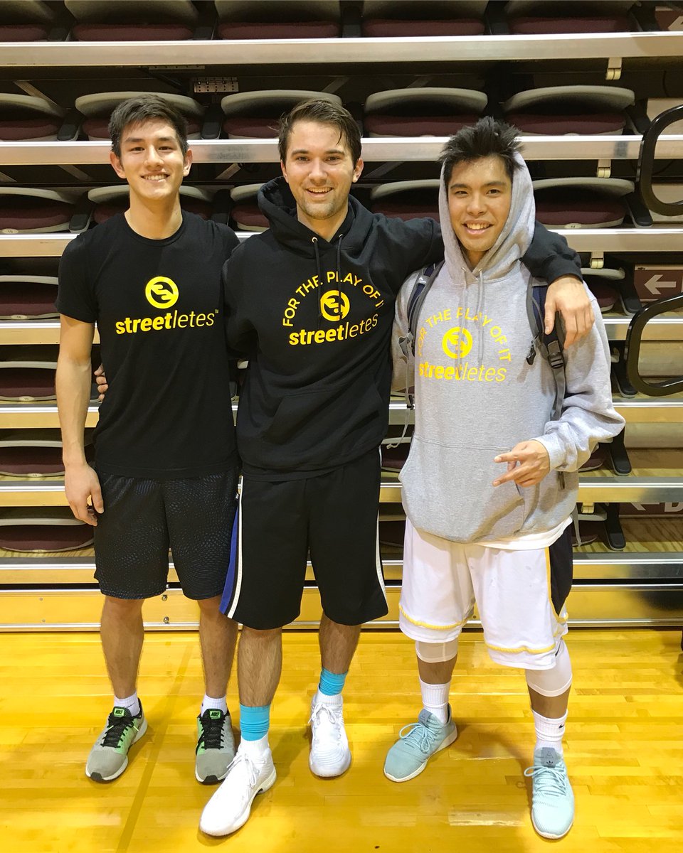 Streetletes's tweet photo. S/o to Steven Nelson and @thedavidvergel for being great teammates, as well as active members of the streetletes community. Playing basketball is more fun with them.
Tag your teammates!

#streetletes
#ForThePlayOfIt https://t.co/Q4UBc5jDsU