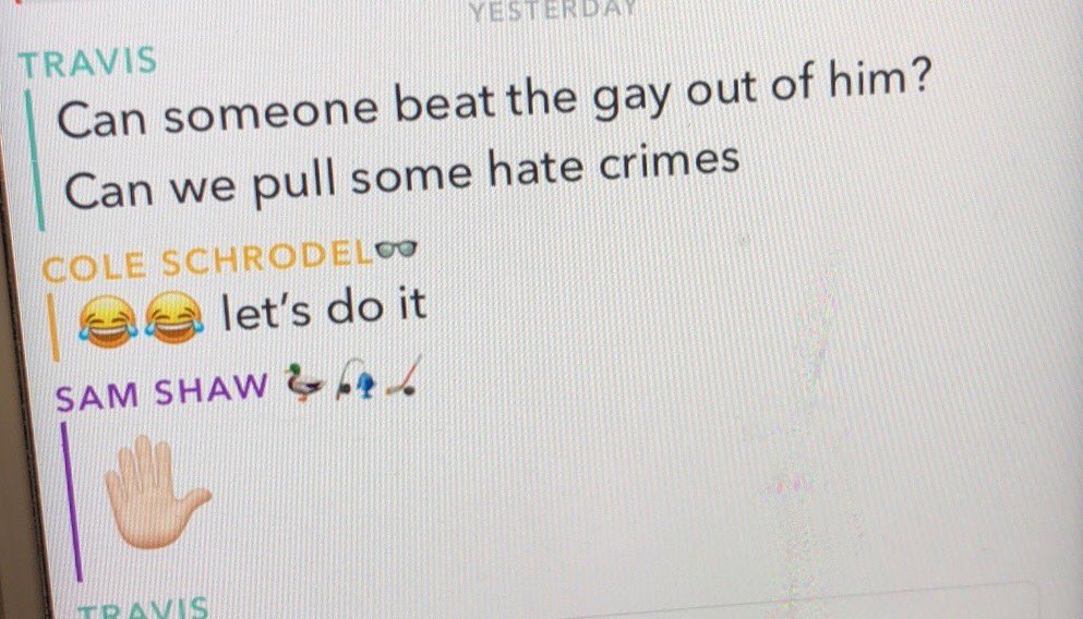 kenna_elyse's tweet photo. It is 2018 and this is happening at OUR school and it's not okay. It's not a joke, it's not lighthearted, and it needs to stop. Ignorance like this needs to be recognized. https://t.co/NFutM550fF