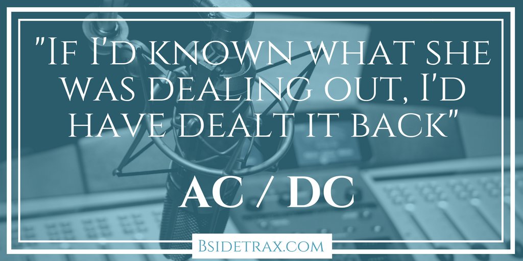 bsidetrax's tweet photo. "If I'd known what she was dealing out, I'd have dealt it back"
@acdc 
#acdc 
#retrorock
#retroalternative
#musiccollector
#alternativerock
#altrock
#classicrock
#myrockmixtapes          
#glamrock
#hardrock
#music
#musiccollection
#musicblogger
#nowplaying
#rockmusic
#rockband https://t.co/Cx4KA8N6I3