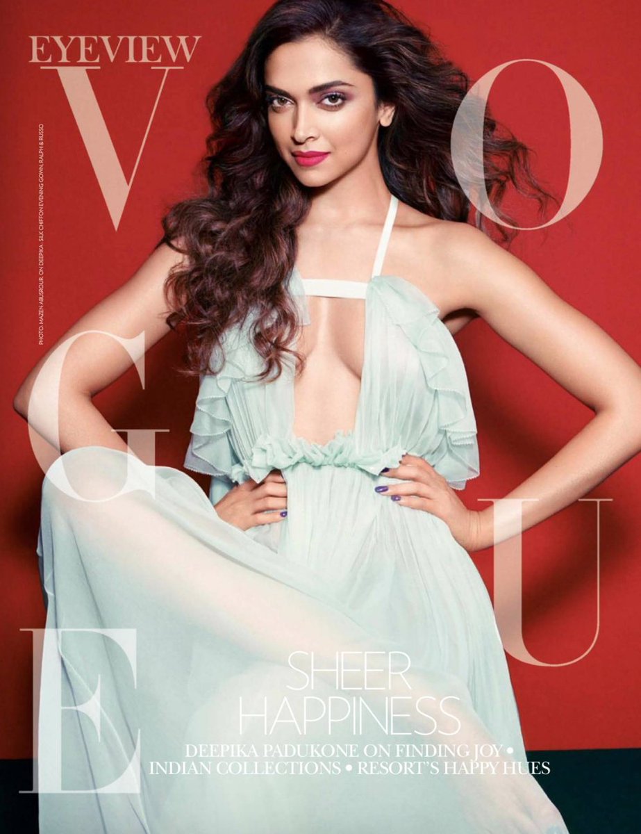 Deepika Padukone FC on X: [Scans] The ravishing Deepika Padukone for Vogue  India😍😍 (Feb '18)  / X