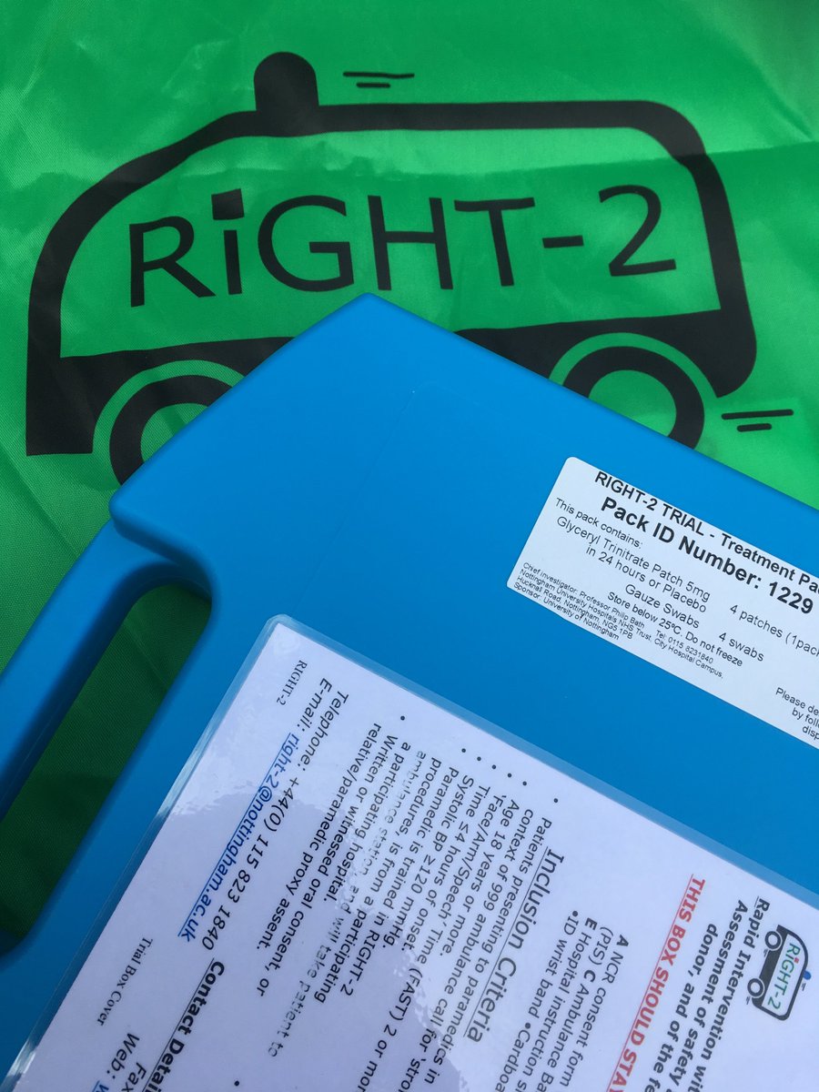 RIGHT-2 progress update:  978 patients recruited
864 days
1471 Paramedics
236 Ambulance Stations
8 Ambulance Services

4 months left to go - let’s make them count!  
Play your part &amp; sign out your @RIGHT2trial pack! 
Thank you everyone for a fantastic effort! #whywedoresearch