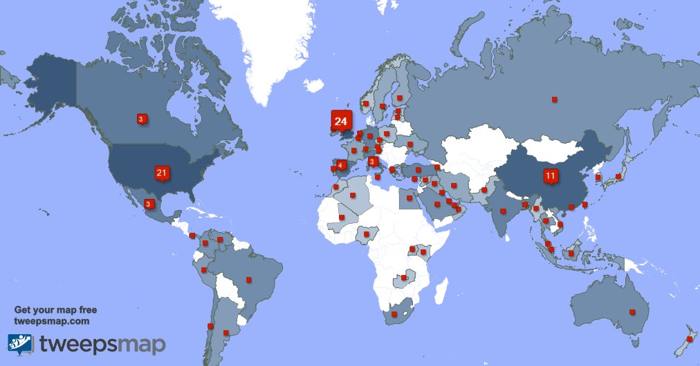 I have 3 new followers from Germany, and more last week. See tweepsmap.com/!misiahoists